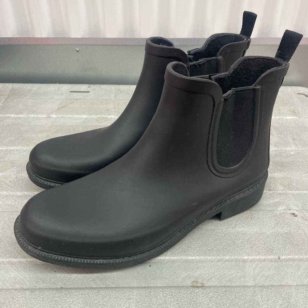 Madewell Women’s Black Rain Boots Size 10
